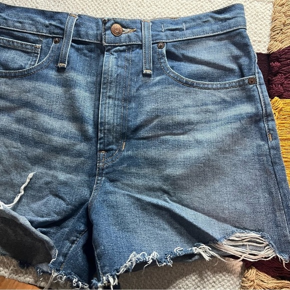 MADEWELL the perfect jean short blue size 27 - Picture 7 of 8